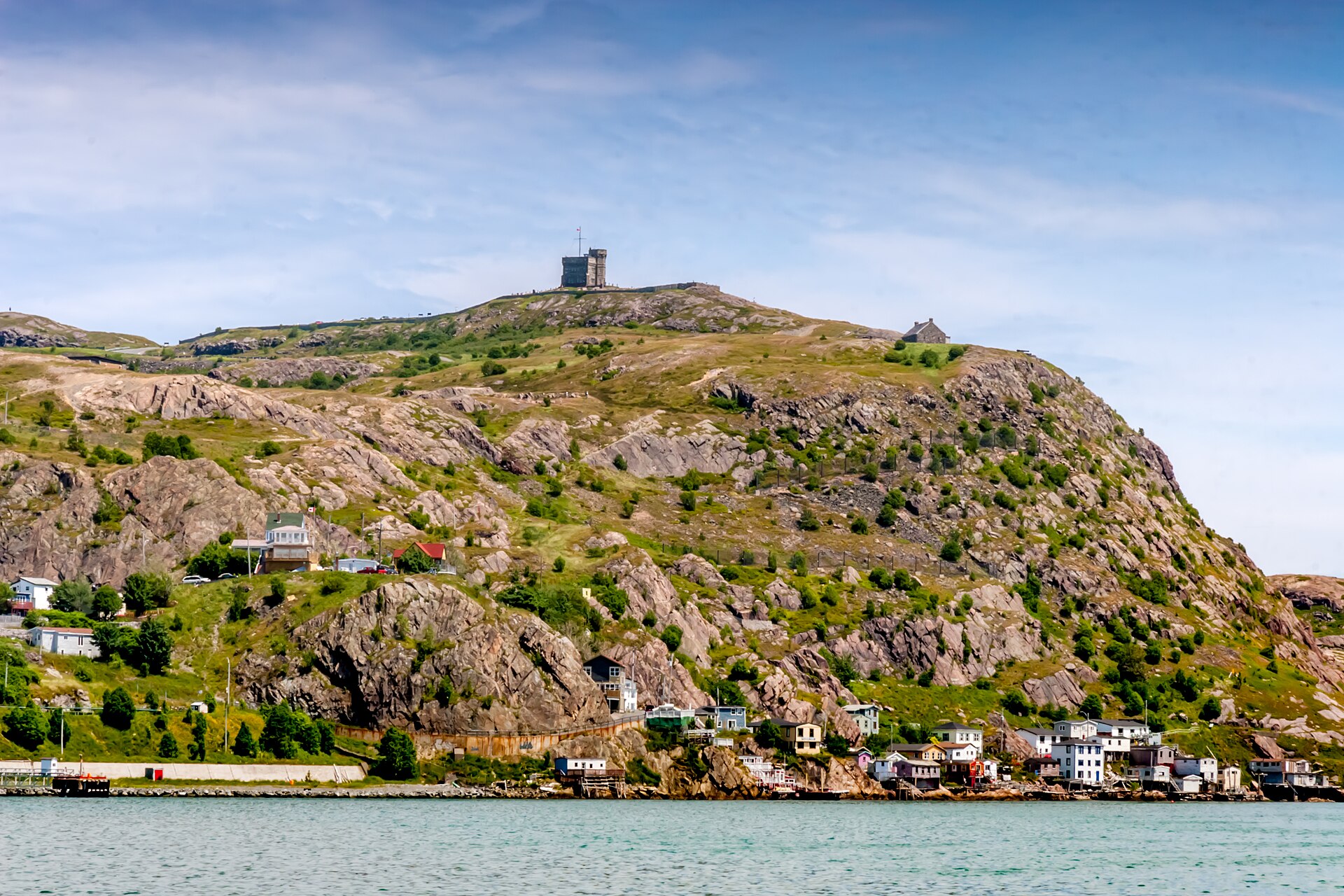 St. John's and its harbour seen from Signal Hill, Newfoundland